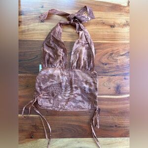 NWT 12th tribe halter top
